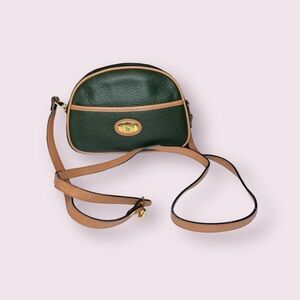 Borsaline International Green Crossbody with Adjustable Strap, Vintage